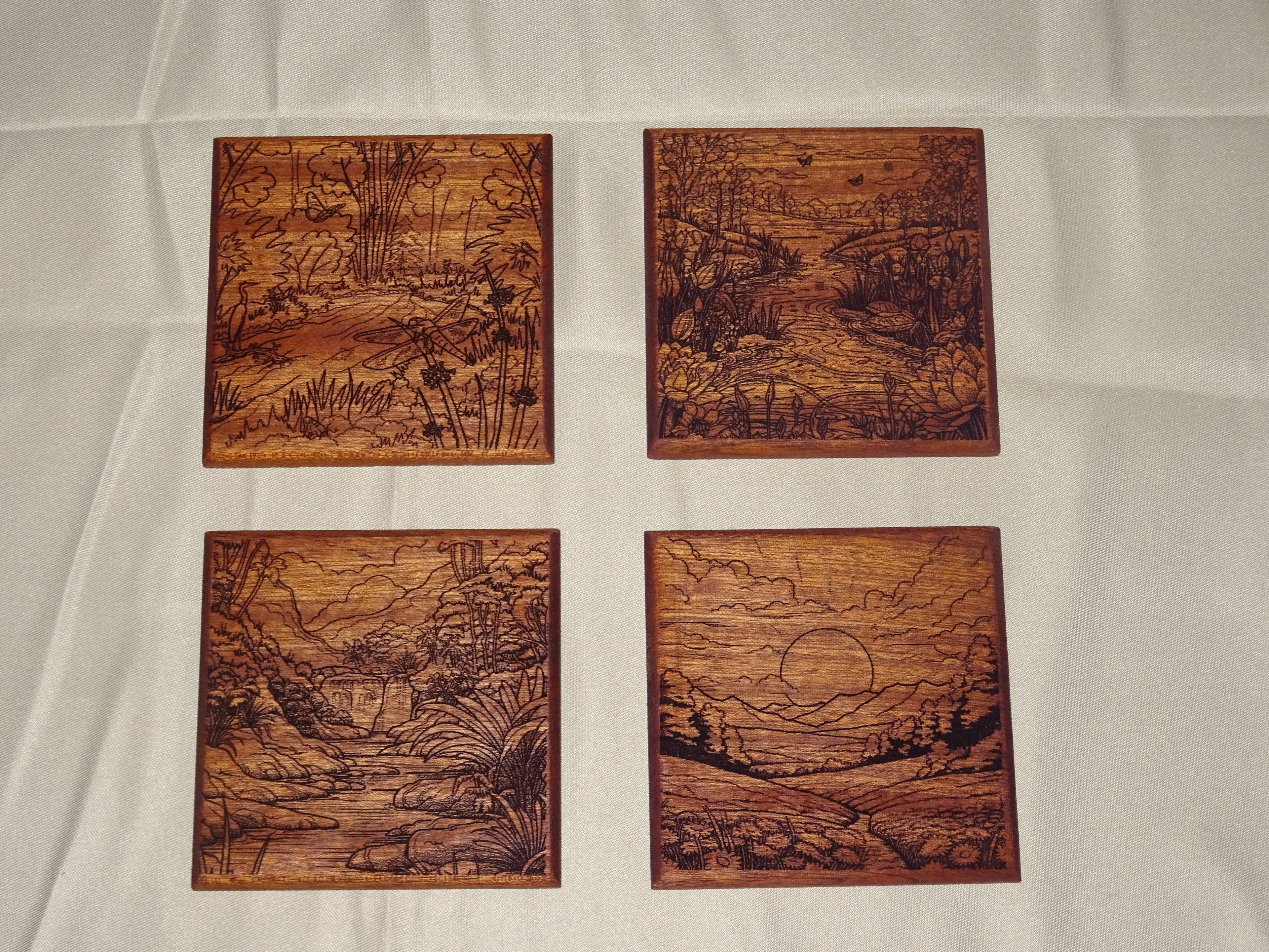 Landscape onderzetters.