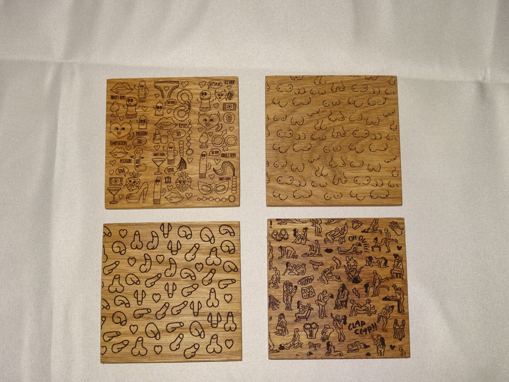 Naughty onderzetter.