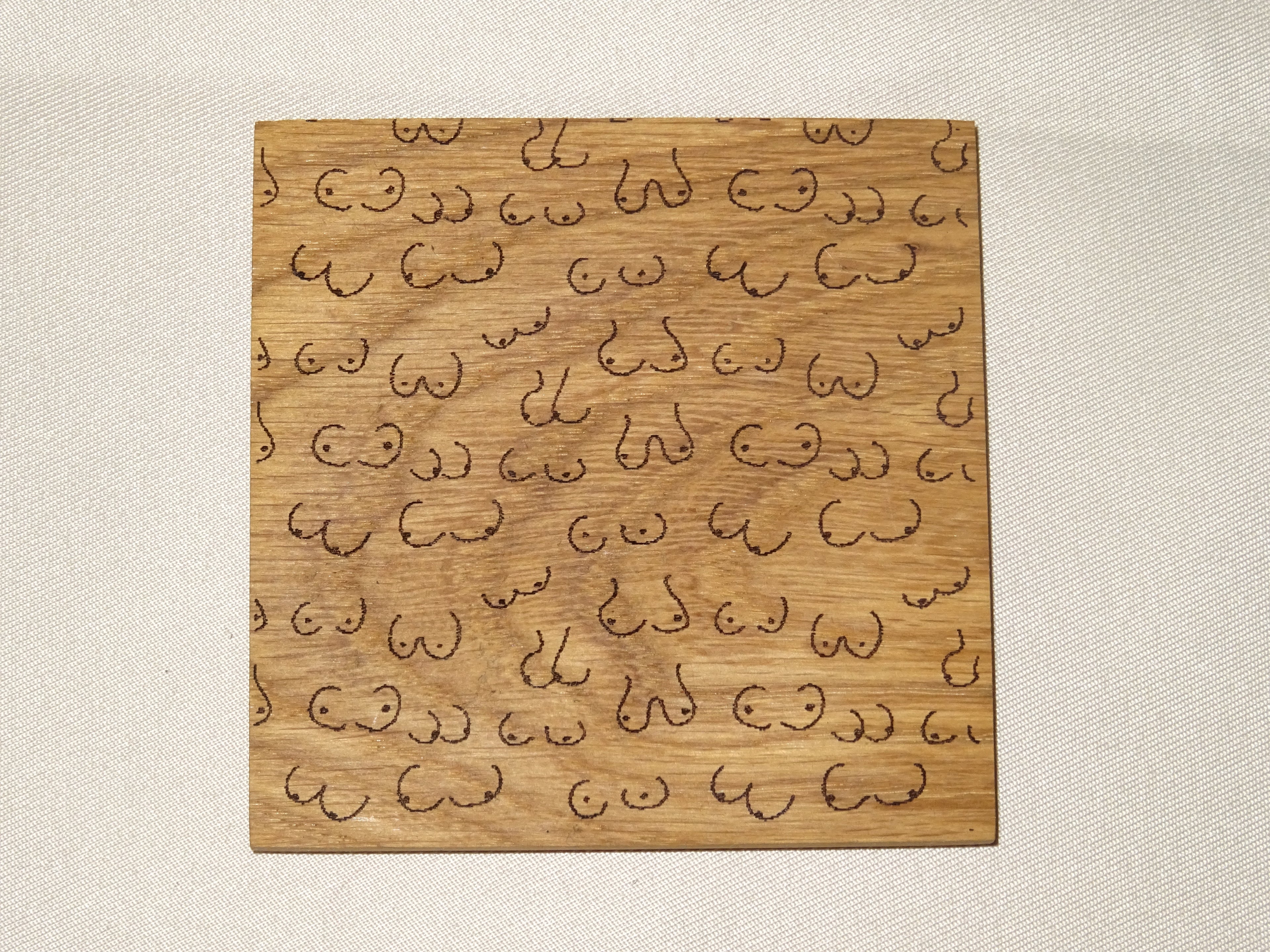 Naughty onderzetter.