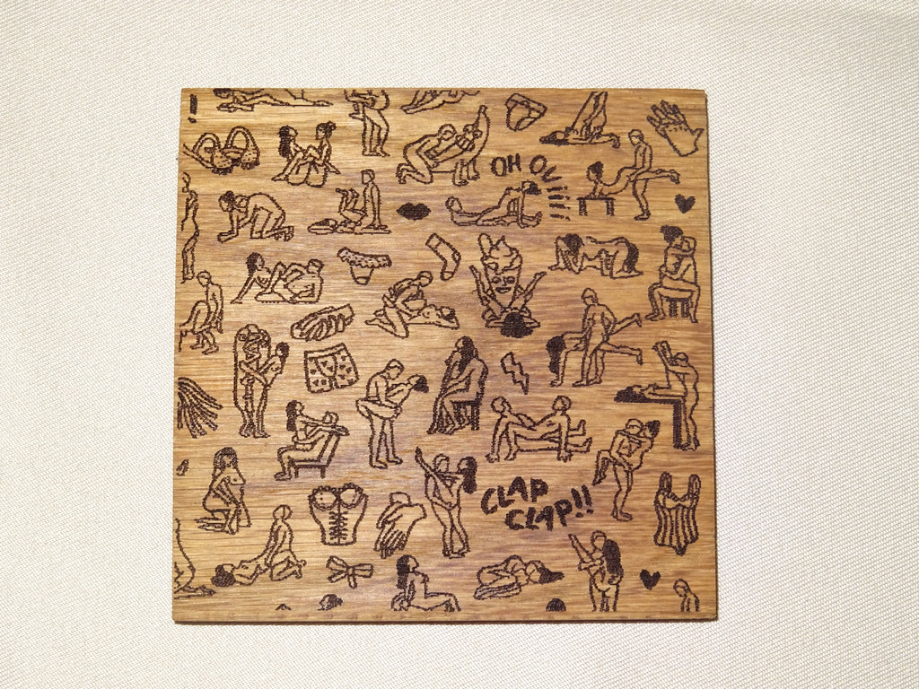 Naughty onderzetter.