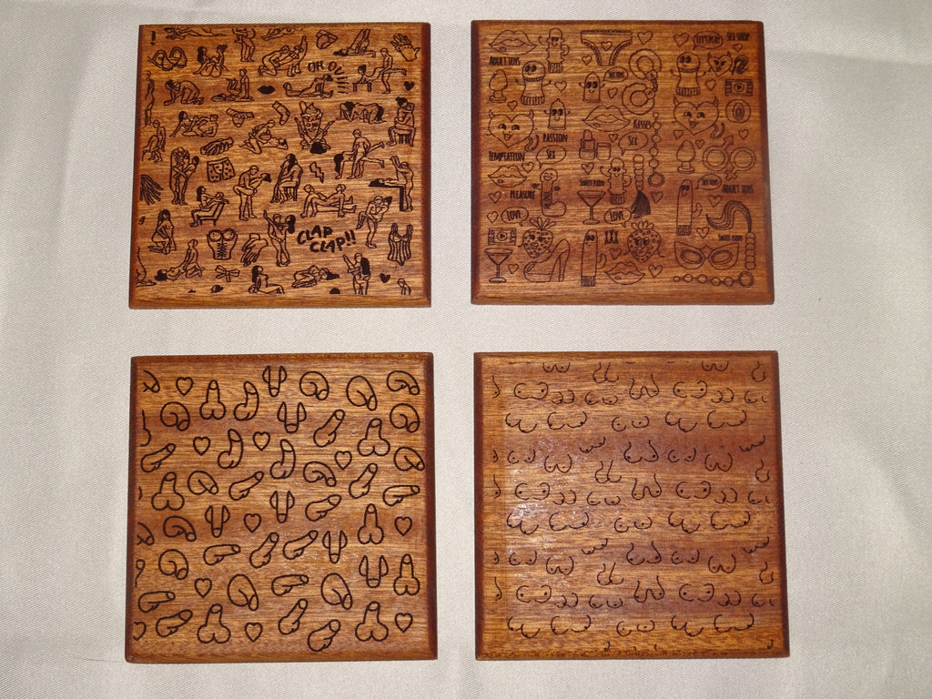 Naughty onderzetters.