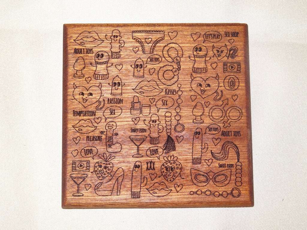 Naughty onderzetters.