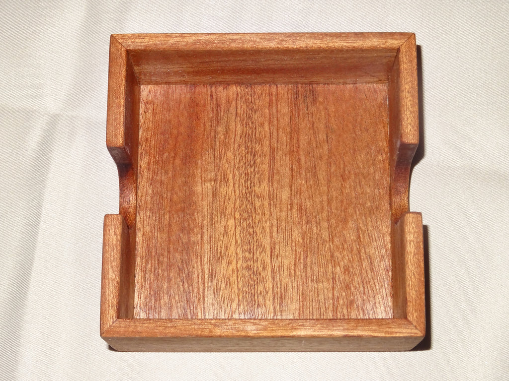 Massief houten onderzetters.