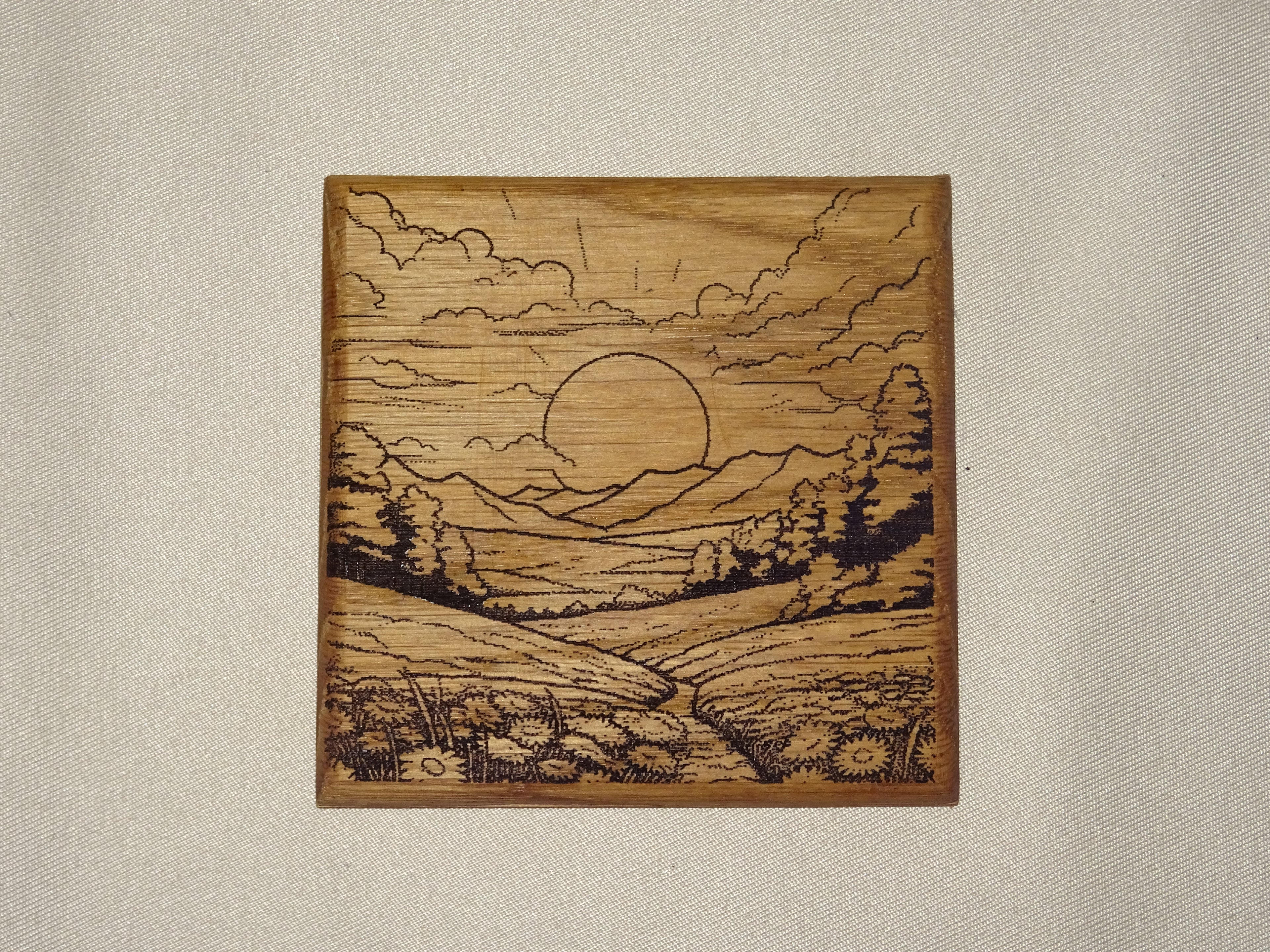 Landscape onderzetter.