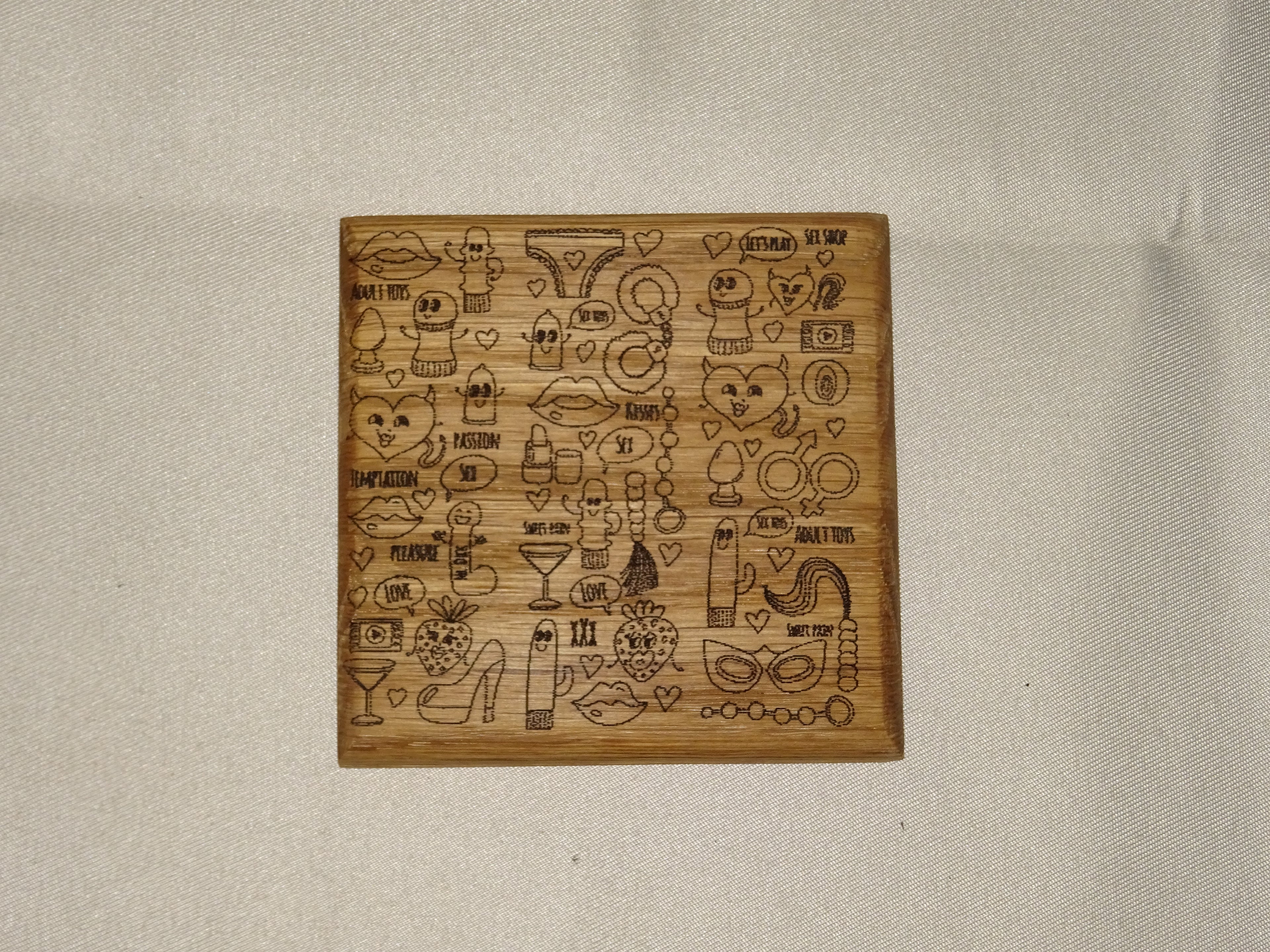 Naugthy onderzetter.