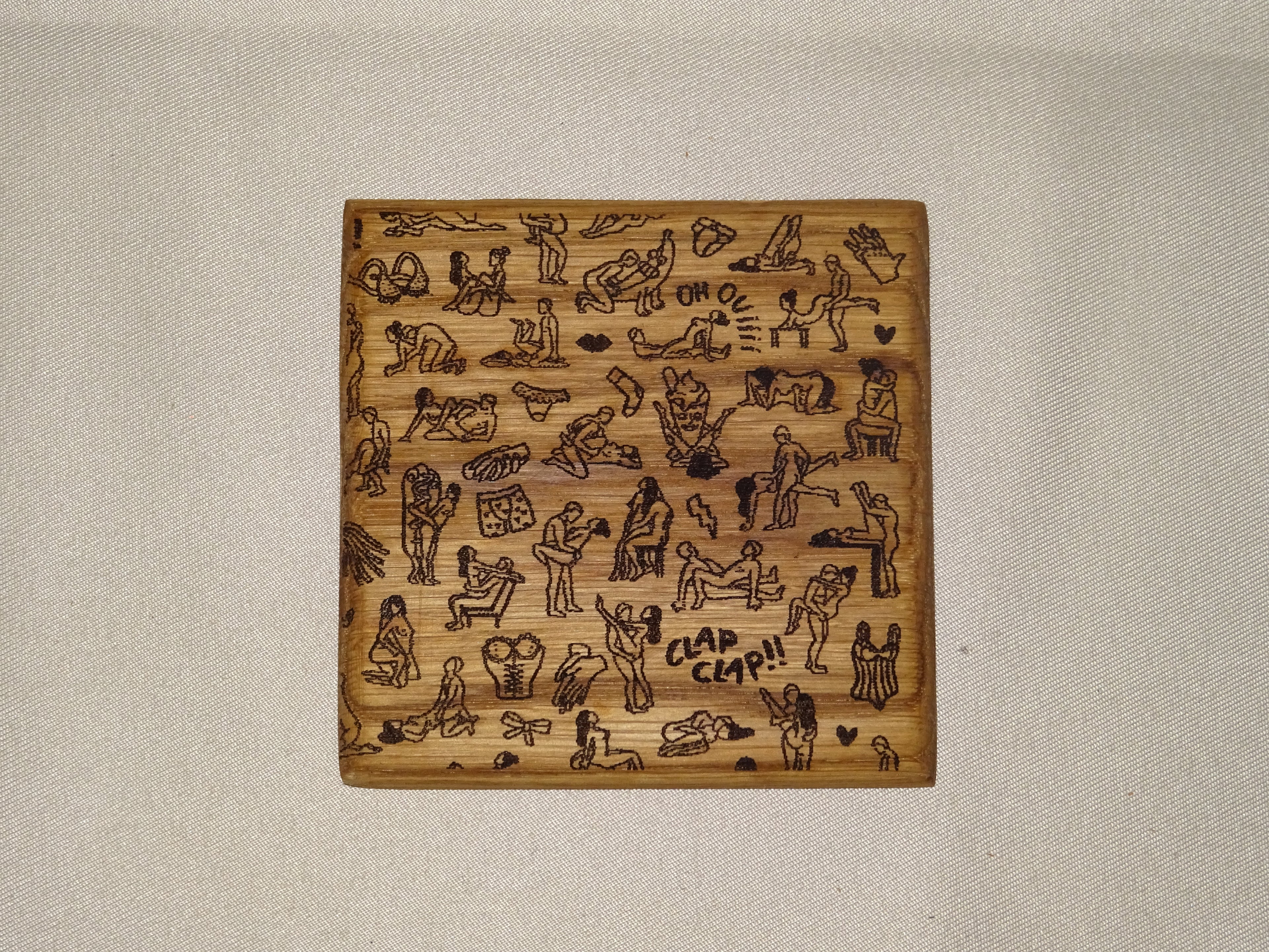 Naugthy onderzetter.